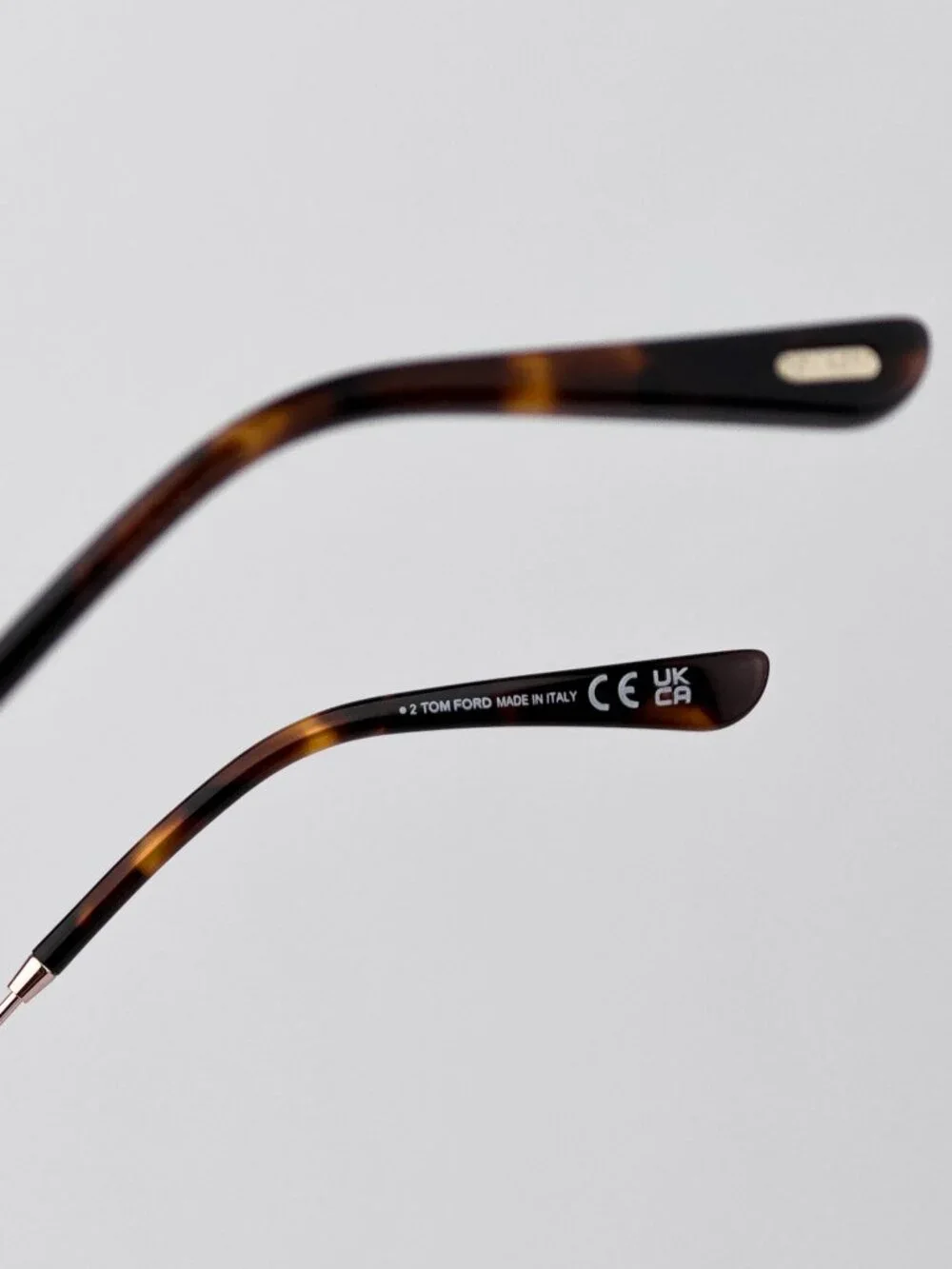 Tom Ford FT5953-B 052 Eyeglasses Havana Oversized Butterfly Frame Blue Block